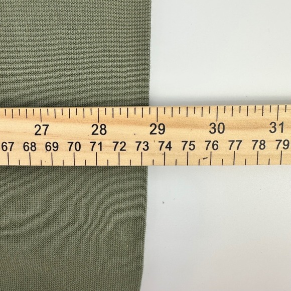 LL Bean Quilted Quarter Zip Sweatshirt Pullover Olive Green Womens XL - Picture 9 of 10